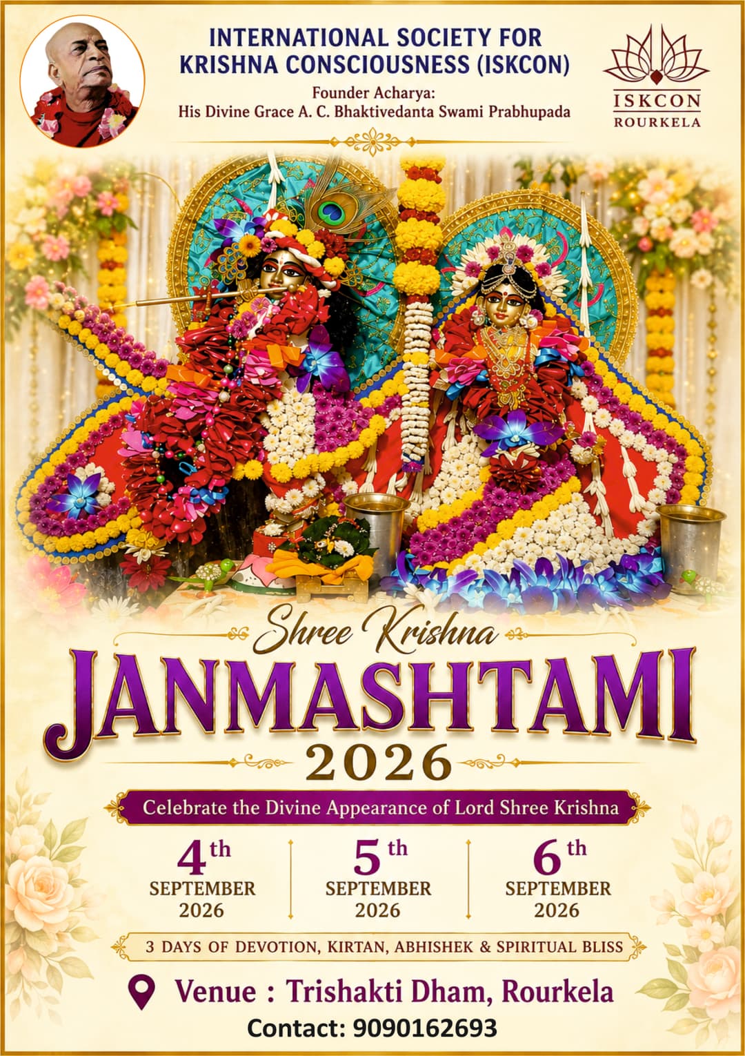 Radhastami ISKCON Rourkela