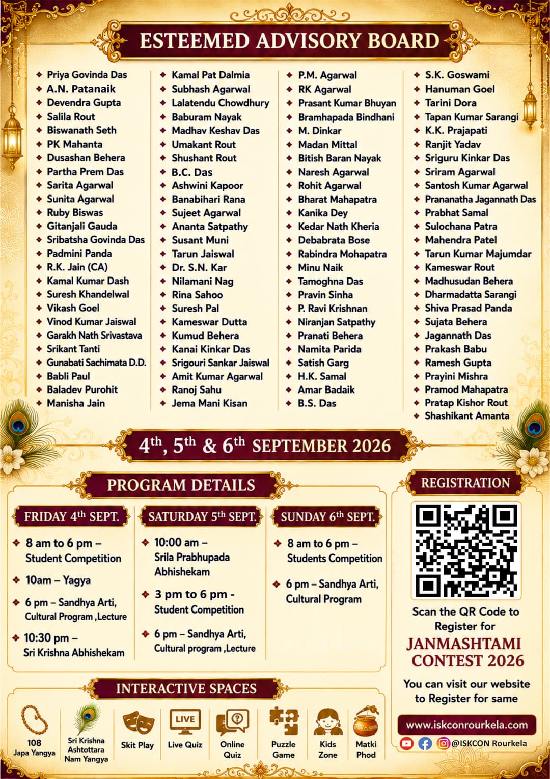 Radhastami ISKCON Rourkela